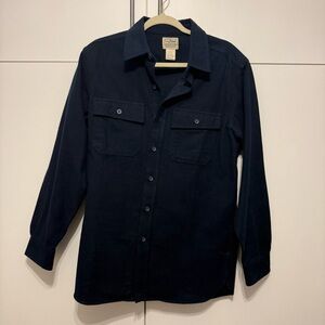 L.L. Bean Navy Cotton Shirt